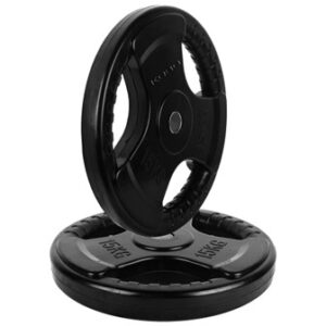 Rubber Coated Standard Weight Plate (Tri-Grip)